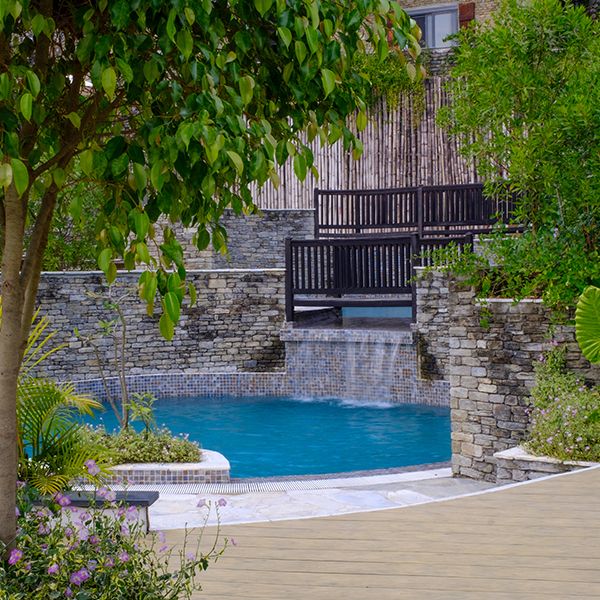 Swimming pool at Dorje's Resort